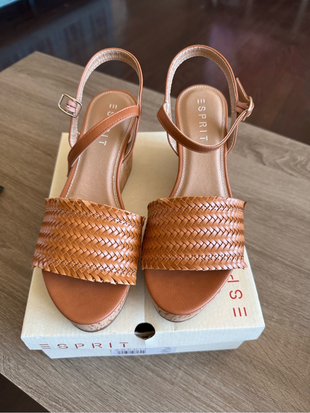 Esprit Women’s Virginia Wedge Slingback Sandals, Size 10M BRAND NEE